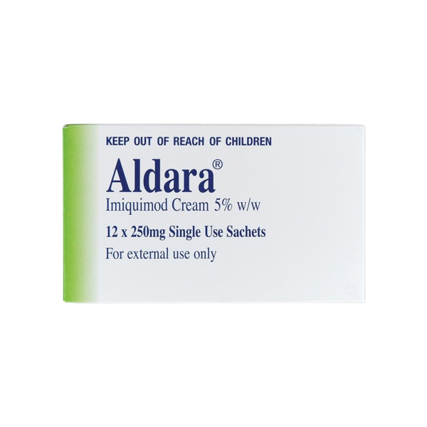 ALDARA Imiquimod 5 (50mg / g) 250mg Cream 12's price in the